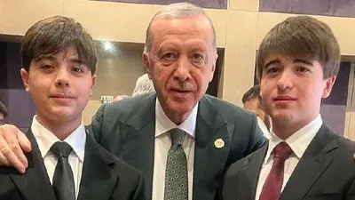 Внуки президента Азербайджана встретились с Эрлоганом, фото - Новости Zakon.kz от 13.04.2025 08:02