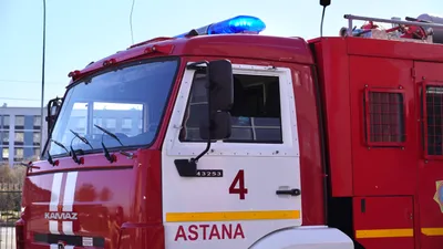 Пожарная часть Астаны, пожарная часть в Астане, пожарно-спасательный автомобиль, пожарная машина, пожарный автомобиль, фото - Новости Zakon.kz от 17.01.2026 08:50