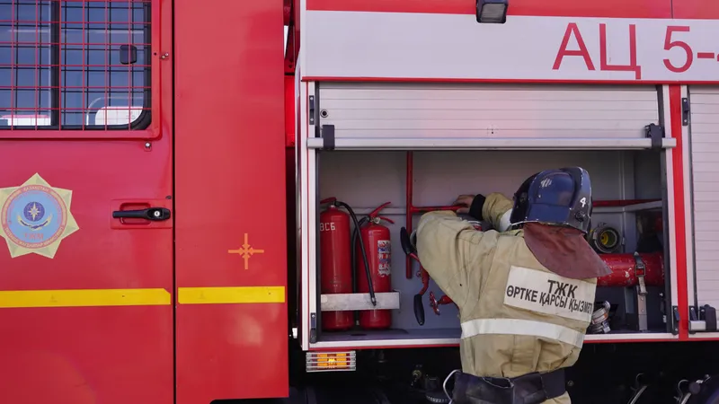 Пожарные спасли от гибели пожилую женщину в СКО