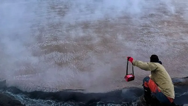 На Камчатке после извержения вулкана нашли новое озеро