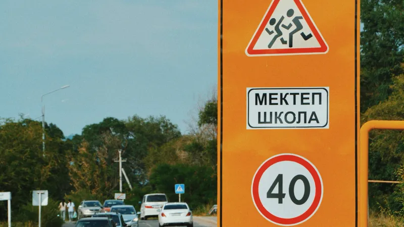 Алматыда 1 400-ден астам жол белгісі жаңартылды