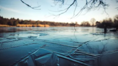 Лёд, река, вода, водохранилище , фото - Новости Zakon.kz от 15.04.2025 17:43