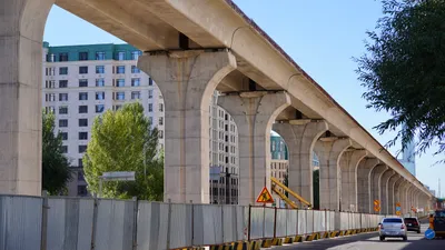 Астанинский легкорельсовый транспорт, ЛРТ, LRT, строительство ЛРТ, строительство LRT, железнодорожный общественный транспорт, станция ЛРТ, станции ЛРТ, станция LRT, станции LRT, проект ЛРТ, проект LRT, фото - Новости Zakon.kz от 28.05.2025 16:50