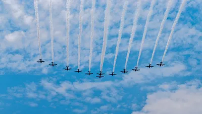 самолеты, парад, фото - Новости Zakon.kz от 27.04.2025 09:59