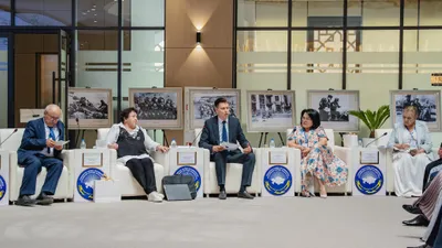 В Туркестане прошла конференция, посвященная 80-летию Великой Победы, фото - Новости Zakon.kz от 28.04.2025 17:16