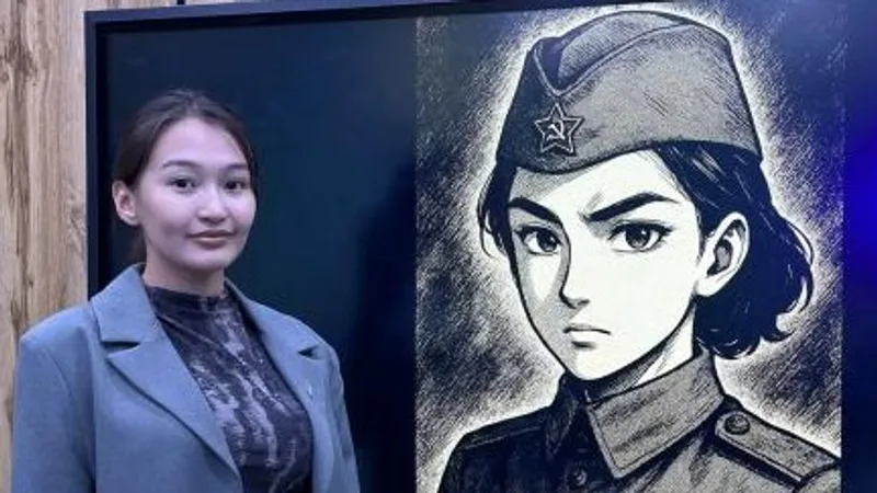 Алия Молдагулова "ожила" в комиксе студентки из Актобе