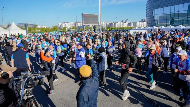 Более 3 тысяч человек приняли участие в забеге ко Дню единства в Астане