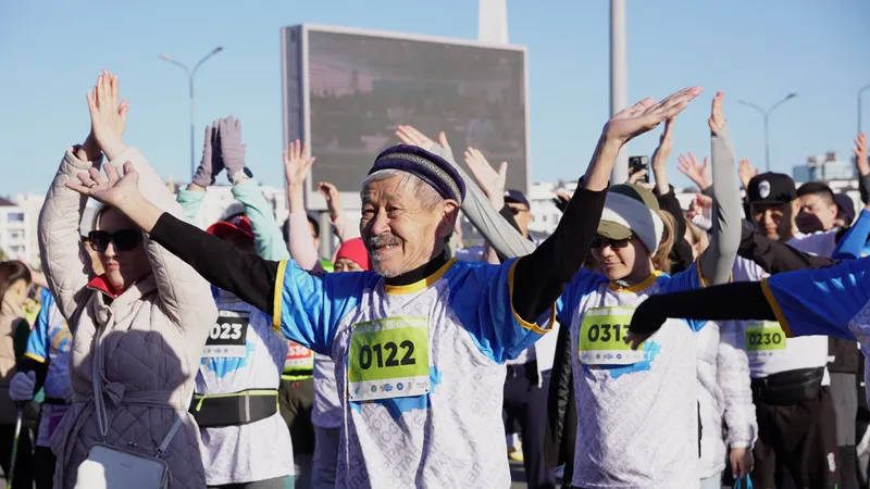 Как прошел республиканский забег "Бірлік жүгірісі-2025" в Астане – фоторепортаж