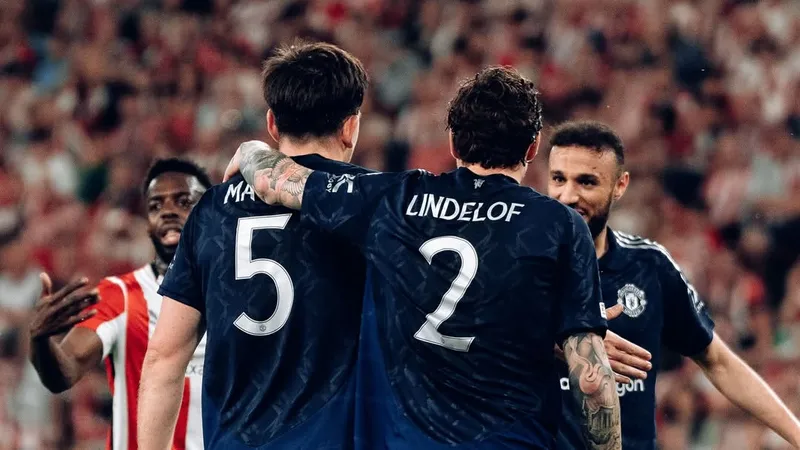 "Манчестер Юнайтед" превзошел "Атлетик" в первом полуфинале Лиги Европы