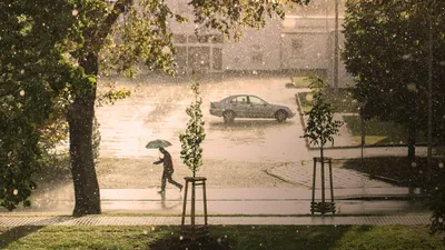 штормовое предупреждение, фото - Новости Zakon.kz от 03.05.2025 20:01