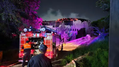 пожар в Алматы, фото - Новости Zakon.kz от 04.05.2025 21:28