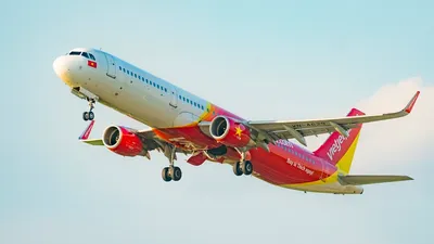 Самолет авиакомпании вьетджет, фото - Новости Zakon.kz от 06.05.2025 10:50