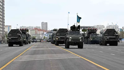 Военный парад, военная спецтехника, вооруженные силы РК, военная техника, фото - Новости Zakon.kz от 16.02.2026 09:15