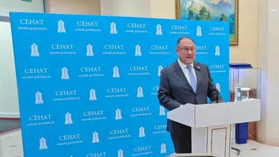 Первый заместитель министра иностранных дел Акан Рахметуллин, фото - Новости Zakon.kz от 08.05.2025 12:46