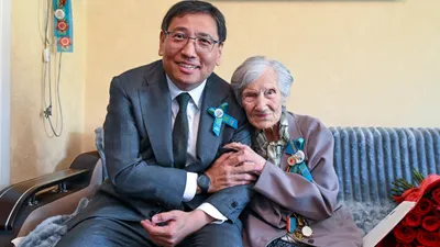 Ерболат Досаев, поздравление, ветераны, День Победы, фото - Новости Zakon.kz от 08.05.2025 10:54