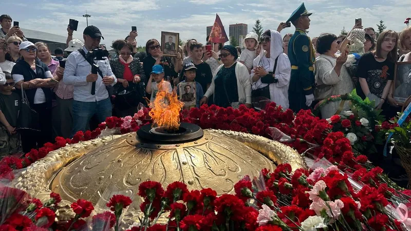 Как астанчане празднуют День Победы – фоторепортаж