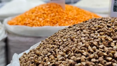 Зеленый базар, рынок, крупы, злаки, крупа, зерновые, каши, зерновые культуры, зерновая продукция, зерновой продукт , сурет - Zakon.kz жаңалық 23.09.2025 14:15