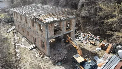 снос, Алматы, техника, здание, фото - Новости Zakon.kz от 19.05.2025 09:17