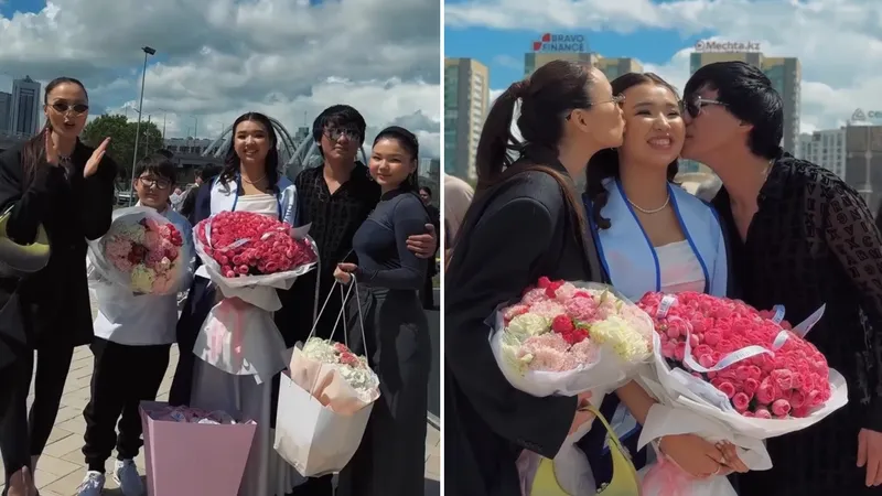 Кайрат Нуртас с женой показали, как прошел выпускной старшей дочери