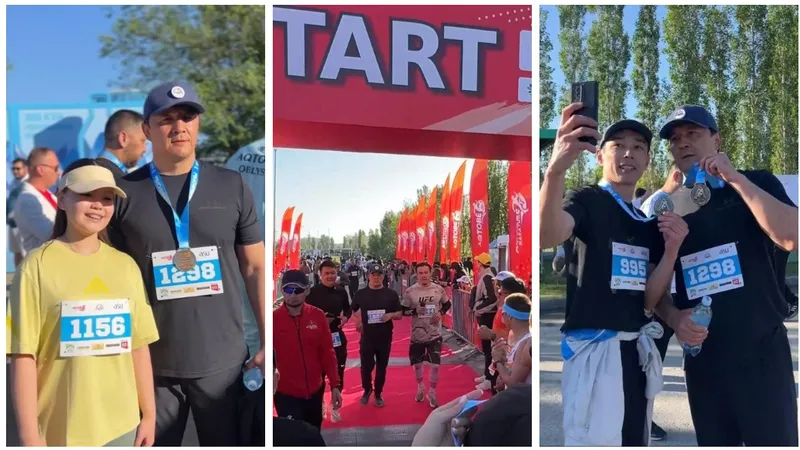 1300 человек приняли участие в "Марафоне Актобе-2025" в честь Дня города