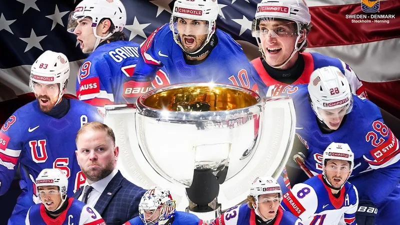 Хоккеисты США выиграли чемпионат мира впервые за 65 лет