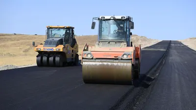 Дорожное строительство, строительство трассы, укладка асфальта, строительство дороги, ремонт дороги, ремонт трассы, фото - Новости Zakon.kz от 03.03.2026 10:24