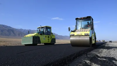 Дорожное строительство, строительство трассы, укладка асфальта, строительство дороги, ремонт дороги, ремонт трассы, фото - Новости Zakon.kz от 07.08.2025 10:46