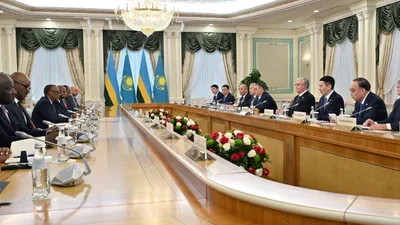 Казахстан, Руанда, развитие, партнерство, президенты, фото - Новости Zakon.kz от 28.05.2025 12:49