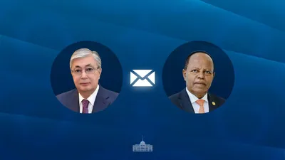 Токаев и президент Эфиопии, фото - Новости Zakon.kz от 28.05.2025 09:04