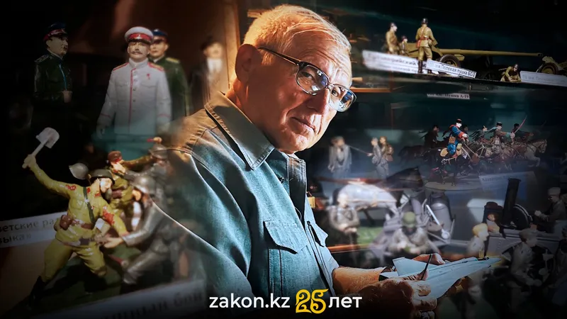 Мир увлечений: павлодарец полвека коллекционирует военную технику в миниатюре
