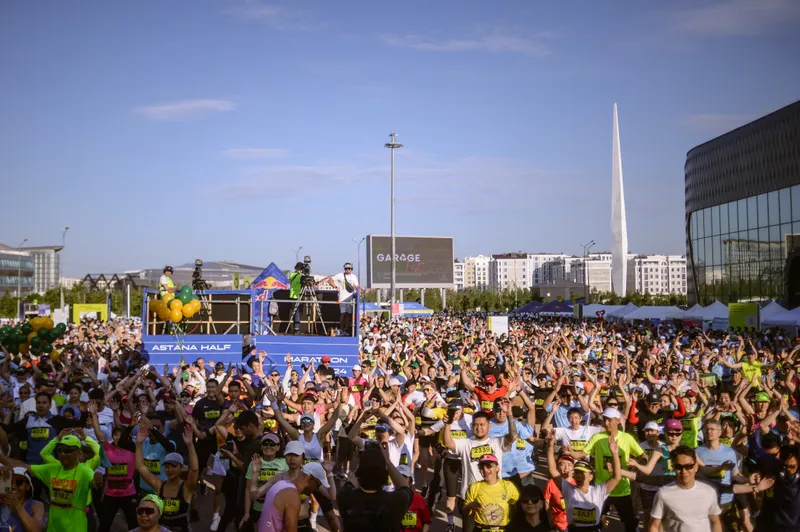 спортсмены в Астане, фото - Новости Zakon.kz от 28.05.2025 17:46