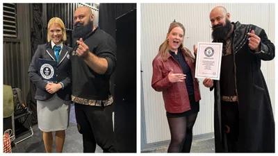 Казахстанский силач установил три новых мировых рекорда Гиннесса в Милане, фото - Новости Zakon.kz от 28.05.2025 16:14