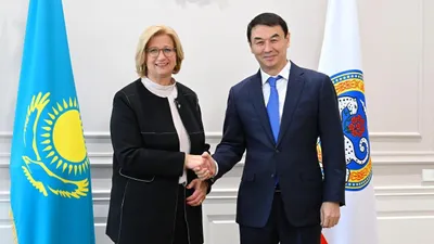Акимат, Алматы, встреча, Германия, сотрудничество , фото - Новости Zakon.kz от 29.05.2025 19:45