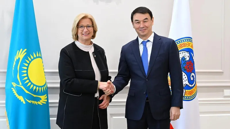 Новый аким Алматы встретился с президентом Бундесрата Германии