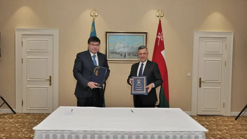 Астана и Маскат подписали Соглашение об избежании двойного налогообложения