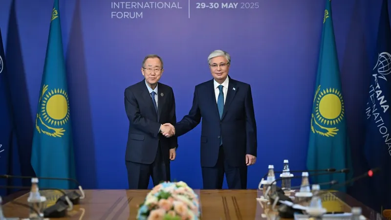 Касым-Жомарт Токаев встретился с Пан Ги Муном