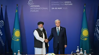 Токаев и представитель Афганистана, переговоры, безопасность, фото - Новости Zakon.kz от 29.05.2025 16:27