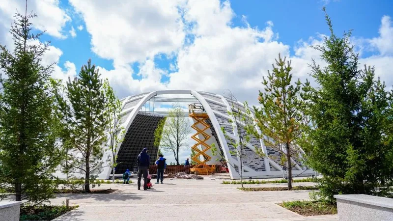 180 дворовых и общественных пространств благоустроят в Астане