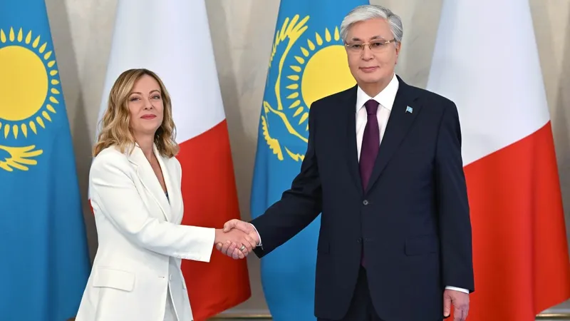 Переговоры Касым-Жомарта Токаева и Джорджи Мелони: что они обсудили