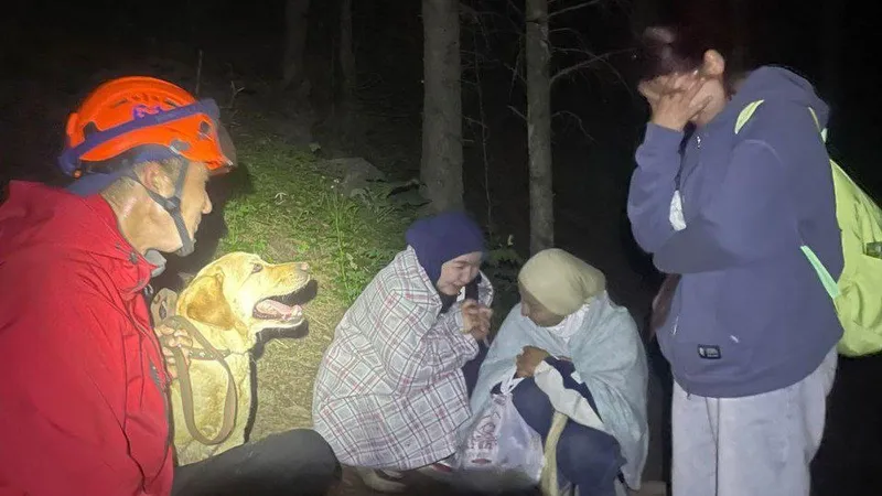 Троим туристкам в горах Алматы потребовалась помощь спасателей