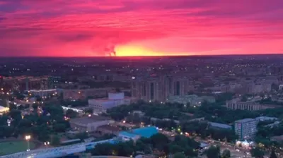 закат в Алматы, фото - Новости Zakon.kz от 01.06.2025 23:01