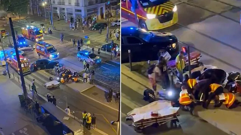 Во Франции автомобиль протаранил толпу футбольных болельщиков ПСЖ