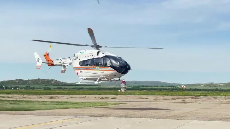 Девочку экстренно доставили на вертолете в больницу Усть-Каменогорска