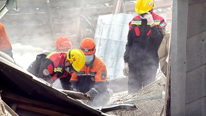 Взрыв прогремел в Алматы