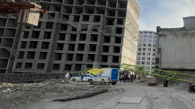 башенный кран, падение, Алматы, ДЧС, погибший, фото - Новости Zakon.kz от 03.06.2025 17:56