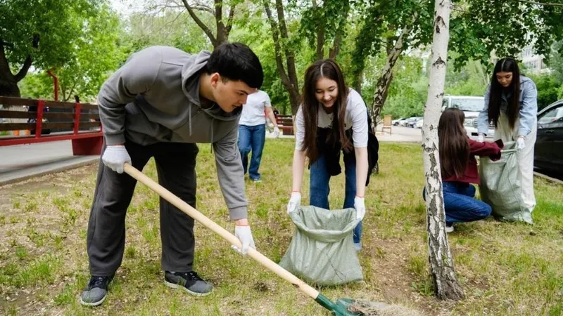 Как Астана преображается в рамках акции "Таза Қазақстан"