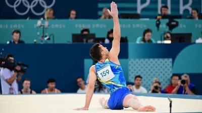 Казахстанский гимнаст завоевал "серебро" чемпионата Азии, фото - Новости Zakon.kz от 07.06.2025 11:41