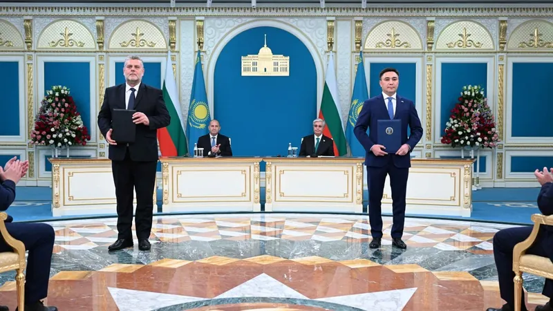 Какие документы подписали Казахстан и Болгария