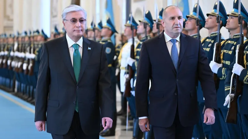 Президент Болгарии прибыл в Акорду – фоторепортаж