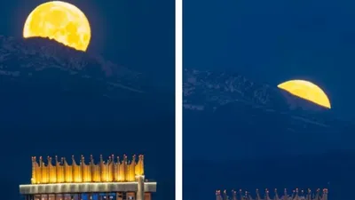 Луну, снятую в Алматы, обсуждает Казнет, фото - Новости Zakon.kz от 11.06.2025 19:32